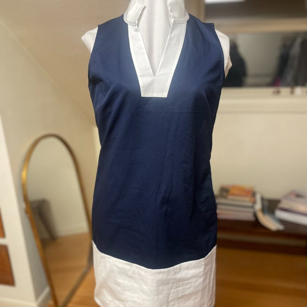 NWT navy blue cotton sundress from Sail to Sable